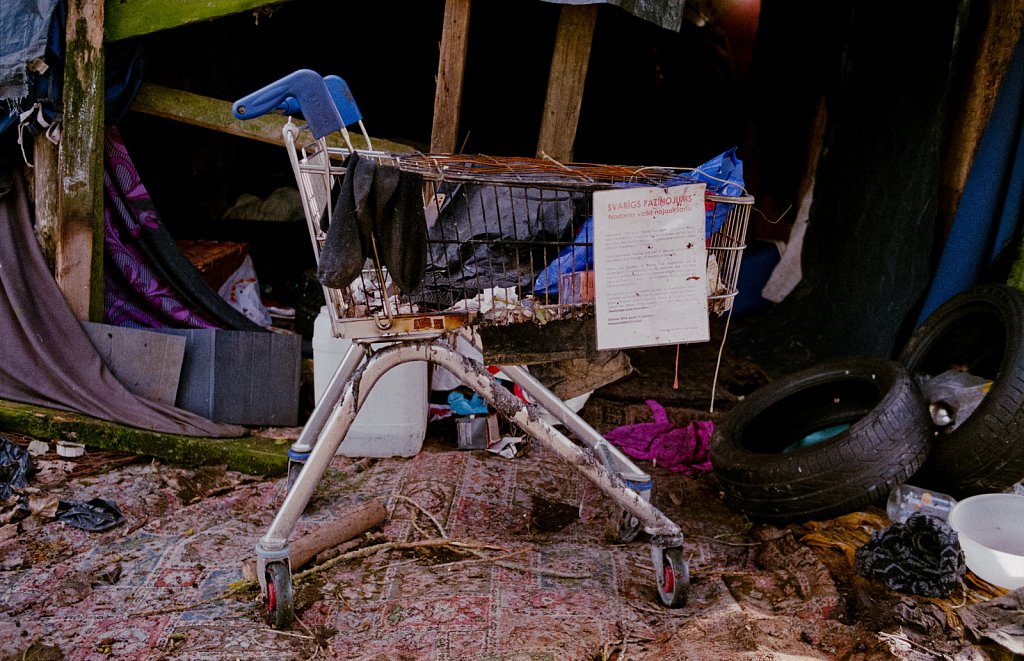 Abandoned Migrant Workers Camp in Wisbech, Cambridgeshire.